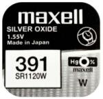 Maxell Baterie ceas Maxell SR1120W V391 AG8 1.55V oxid de argint 1buc (391-MAXELL) - habo Baterii de unica folosinta
