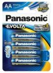 Panasonic Baterii R6 AA Panasonic alkaline Evolta 4buc (LR6EGE/4BP) - habo Baterii de unica folosinta