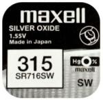Maxell Baterie ceas Maxell SR716SW V315 1.55V oxid de argint 1buc (315-MAXELL) - habo Baterii de unica folosinta