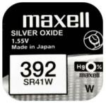 Maxell Baterie ceas Maxell SR41W V392 AG3 1.55V oxid de argint 1buc (392-MAXELL) - habo Baterii de unica folosinta