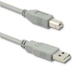 Qoltec Cablu USB 2.0 A - USB B imprimanta 1m gri QOLTEC-50395 (QOLTEC-50395)