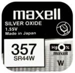 Maxell Baterie ceas Maxell SR44W V357 AG13 1.55V oxid de argint 1buc (357-MAXELL) - habo Baterii de unica folosinta