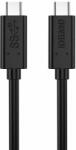 Choetech Cablu USB Type C USB Type C Choetech A3002/1 1m negru (A3002) - habo
