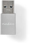 Nedis Adaptor USB 3.2 Gen. 1 A tata - USB Type C mama Super Speed 5Gbit/s Metal Nedis (CCGP60925GY)