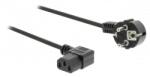 Valueline Cablu de alimenatre 5m PC Schuko 90 grade - IEC-320-C13 90 de grade 3x1.00mm negru Valueline (VLEP10020B50)
