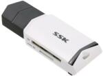SSK Card Reader SSK SD SDHC SDXC Micro-SDHC Micro-SDXC T-Flash MiniSD MMC RS-MMC MMCMicro CF plug & play (SCRM601) - habo
