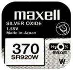 Maxell Baterie ceas Maxell SR920W V370 SR69 1.55V oxid de argint 1buc (370-MAXELL) - habo Baterii de unica folosinta
