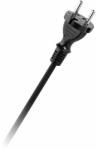  Cablu cu stecher schuko H05RR-F 2x1mm2 5m negru URZ1231 (URZ1231)