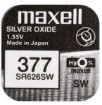 Maxell Baterie ceas Maxell SR626SW V377 SR66 1.55V oxid de argint 1buc (377-MAXELL) - habo Baterii de unica folosinta