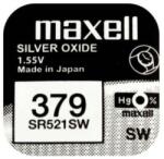 Maxell Baterie ceas Maxell SR521SW V379 AG0 1.55V oxid de argint 1buc (379-MAXELL) - habo Baterii de unica folosinta
