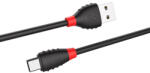 hoco. Cablu date X27 Excellent USB-A to USB Type-C, 10 W, 2.4 A, 1.2 m, Negru