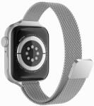 UIQ Curea pentru ceas din otel inoxidabil compatibila cu Apple Watch 1 2 3 4 5 6 7 8 SE 38mm 40 mm 41 mm, Argintiu