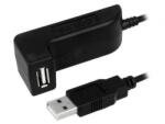 LogiLink Cablu USB 2.0 A soclu mama - USB A mufa tata nichelat 1.5m negru LOGILINK (CU0036)