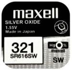 Maxell Baterie ceas Maxell SR616SW V321 SR65 1.55V oxid de argint 1buc (321-MAXELL) - habo Baterii de unica folosinta