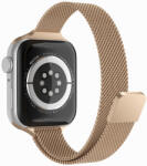 UIQ Curea pentru ceas din otel inoxidabil compatibila cu Apple Watch 1 2 3 4 5 6 7 8 SE Ultra 42 mm 44 mm 45 mm 49 mm, Auriu