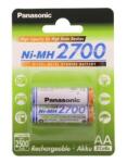 Panasonic Set acumulatori AA Panasonic Ni-Mh 2700mAh 2buc (BK-3HGAE/2BE) Baterie reincarcabila