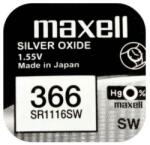 Maxell Baterie ceas Maxell SR1116SW V366 S35 1.55V oxid de argint 1buc (366-MAXELL) - habo Baterii de unica folosinta