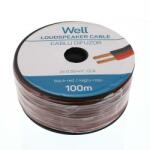 Well Cablu difuzor rosu/negru 2x0.35mm CCA Well LSP-CCA0.35BR-100-WL (LSP-CCA0.35BR-100-WL) - habo