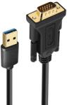  Cablu adaptor USB 3.0-VGA tata-mama 1.5m fara JACK 3.5 mm audio (ADAPUSB-VGA1.5)