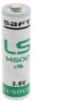 Saft Baterie 3.6V AA Li-ion SAFT LS14500 50.5x14.7mm (SAFT-LS14500) - habo Baterii de unica folosinta