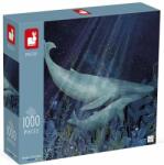 Janod Art puzzle Balenele în adânc 1000 buc (J02512) Puzzle