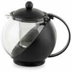 MUHLER Кана с цедка 1.25l, черна (8126bjs)