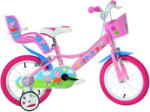 Dino Bikes Bicicleta copii 14'' - Purcelusa Peppa (EDUC-144R-PGS)