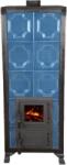 eSemineu Premium Terracotta stove blue 5R 10kW