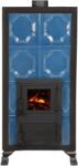 eSemineu Premium Terracotta stove Blue 4R 8kW