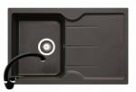 Pyramis Set chiuveta granit PORTOS & baterie OSSIA - Carbon Pyramis 890040002OBK (890040002OBK)