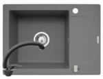 Pyramis Set chiuveta KORFU 62x46 1B1D & baterie OSSIA - Grey (070060701OS)