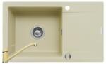 Pyramis Set chiuveta KORFU 78x46 1B1D & baterie ASALIA - Wanilia (070061401AS)