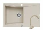 Pyramis Set Pyramis chiuveta SOFTLINE 1B 1D si baterie Bello Beige Pyramis 070001501BB (070001501BB)