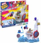 Hasbro Marvel Stunt and Squad Amerika Kapitány vs. Thanos Játékszett