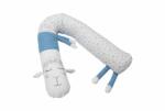 Somnart Protectie laterala pentru patut, Oita, Albastru, 25x180 cm (PROTECTIE.ABS.25X180.01)