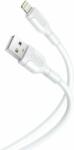 XO NB212 USB-A apa - Lightning apa 2.0 Adat és töltő kábel - Fehér (1m) (NB212LIGH1MWH)