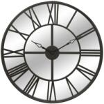 Atmosphera Ceas de perete pentru living, cadran industrial, sticla si metal, Ø 70 cm (193117)
