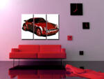  Kézzel festett POP Art festmény PORSCHE 911 3 darab por2 | különböző méretek