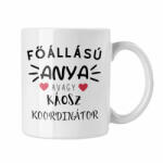  Főállású anya vagyok azaz káosz koordinátor - Bögre (489319)