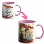  Anya a család szíve - Fényképes Színes Bögre (795199)