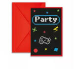 Procos Gaming party meghívó 6 db-os (PNN93778)