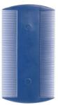 Bifull Profesional Pieptene Albastru Flexibil pentru Paduchi si Lindi - Blue - Cutting Comb With Double Pin No. 100 - Bifull