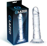 Glazed 19 cm Clear Realistic Dildo