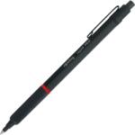 rOtring Rapid Pro Ballpoint Pen Matt black with Refill M-Blue (1904292)