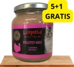 Leopold Pasztetowy mus z mięsem indyka dla kotów 6x300g +10% Gratis (Słoik)