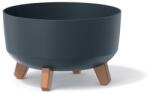 Prosperplast GRACIA LOW kaspó 38 cm antracit (DGRL400L-S433) - epenta