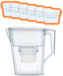 Aqua Optima Pachet cana filtranta Aqua Optima Liscia, cu 6 filtre, 2.5 litri (LisciaP) - confortzone Cana filtru de apa
