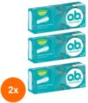 o.b. Set 2 x Tampoane OB Procomfort, 16 Bucati / Cutie, 3 Cutii