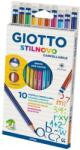 GIOTTO Set Creioane Colorate cu Radiera 10 Bucati Stilnovo Giotto (256800)