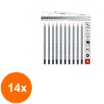 KOH-I-NOOR Set 14 x Creion Grafit Gri Tarie 4B, Koh-I-Noor (HOK-14xKH-K1860-4B)